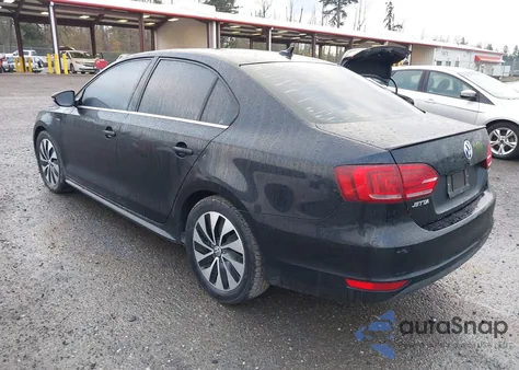 2013 Volkswagen Jetta Hybrid Sel Premium from USA, damaged, VIN 3VW637AJ6DM259965